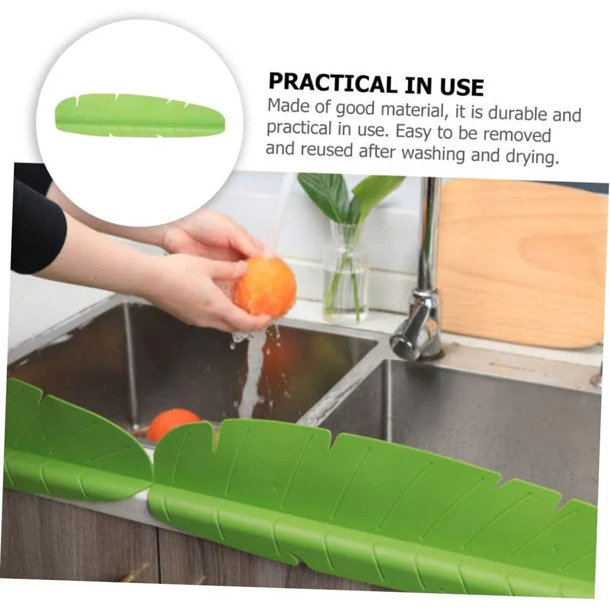 Kitchen Water Baffle Sink Splash Guard Household Waterproof Partition - Yellow