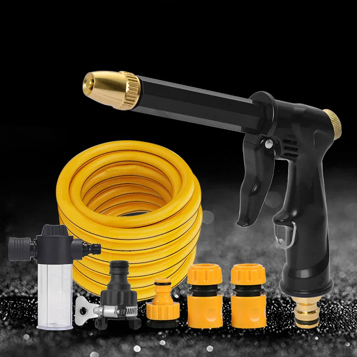 Household Car Wash Water Sprayer Garden Cleaning Nozzle for Car and Flower Watering - Cleaning Water Gun Only