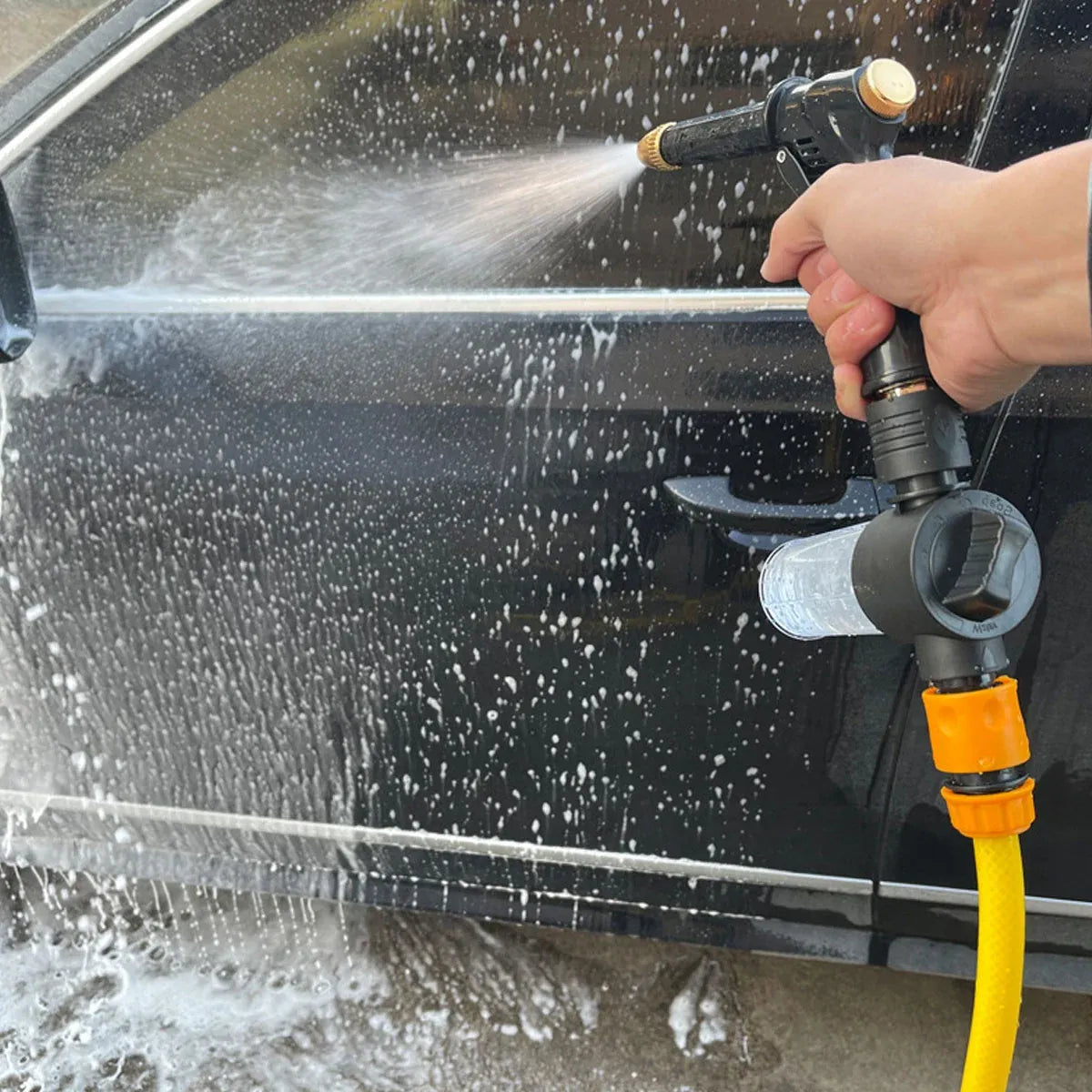 Household Car Wash Water Sprayer Garden Cleaning Nozzle for Car and Flower Watering - Cleaning Water Gun Only