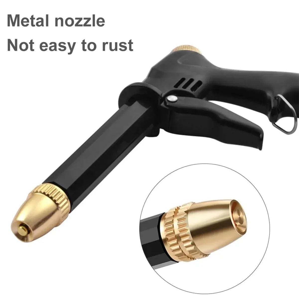 Household Car Wash Water Sprayer Garden Cleaning Nozzle for Car and Flower Watering - Cleaning Water Gun Only