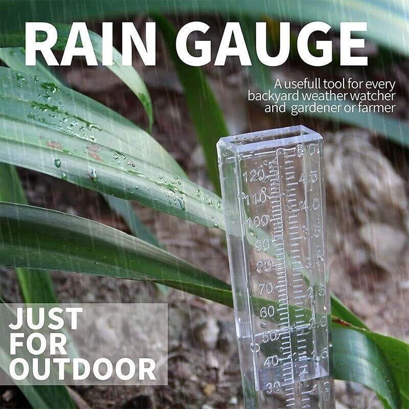 1PC Rain Gauge Water Catchment Device Weather Outdoor 120mm