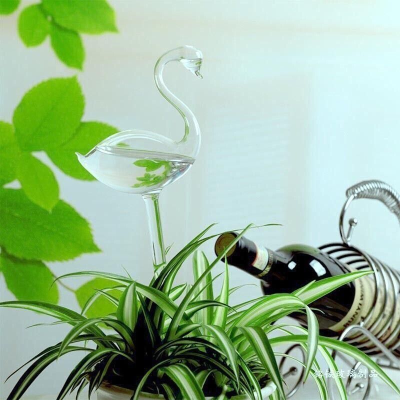 Automatic Self Plant Watering Glass Bulbs Water Feeder Indoor Irrigation Outdoor - Birdie
