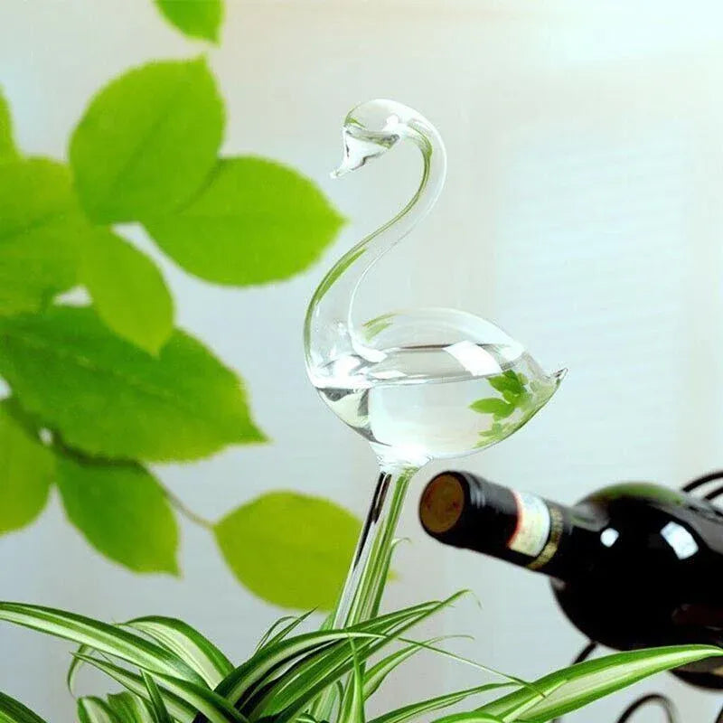 Automatic Self Plant Watering Glass Bulbs Water Feeder Indoor Irrigation Outdoor - Birdie