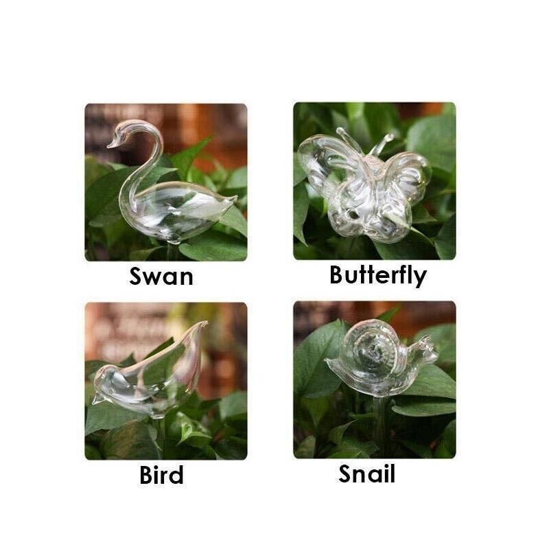 Automatic Self Plant Watering Glass Bulbs Water Feeder Indoor Irrigation Outdoor - Snail