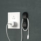 Wire Cable Organizer Holder Cord Wrapper Winder For Kitchen Appliances Computer - 3PCS White