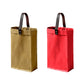 2PCS Kraft Paper Tote Bags with Handles Reusable for Grocery Store Shop Use - Kraft