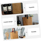 2PCS Kraft Paper Tote Bags with Handles Reusable for Grocery Store Shop Use - Kraft