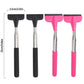 2pcs Retractable Windshield Wiper Set Rear View Mirror Cleaner Car Wiper Blade - Pink