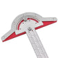 Woodworking Edge Ruler Protractor Angle Measuring Tool Carpenter - 10 inch
