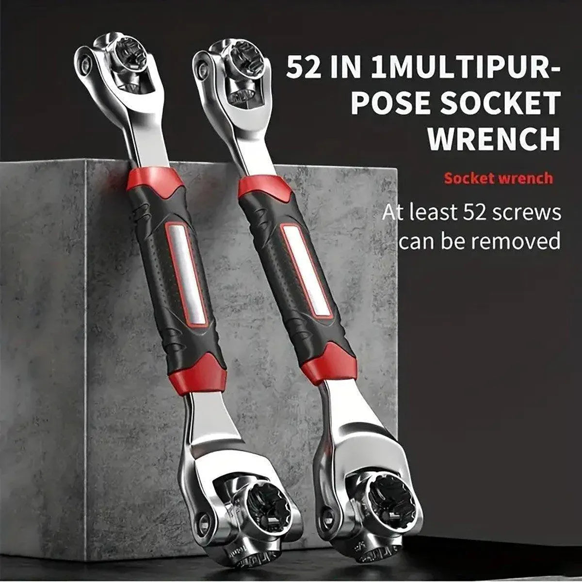 52-in-1 Universal Socket Wrench Multi-Function Multi-Angle Rotary Wrench Tool