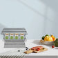 3/4 Tier Camping Dining Rack Iron Shelf Portable Picnic Rack Foldable Storage Table - 3 Layers