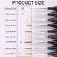 9PCS Fine Detail Paint Brush Set for Watercolour Gouache Acrylic Miniature Art