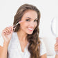 Eyebrow Trimmer Grooming Scissors Eyelash Thinning Shears Comb Brow Shaping Tool - White