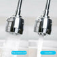 Kitchen Universal Faucet Splash-Proof Head Pressurized Nozzle Bubbler 360° Au