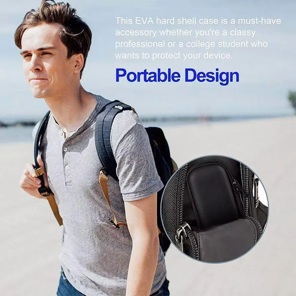 Portable Multi Functional Zipper Stationery Case Travel Office Organizer Pouch