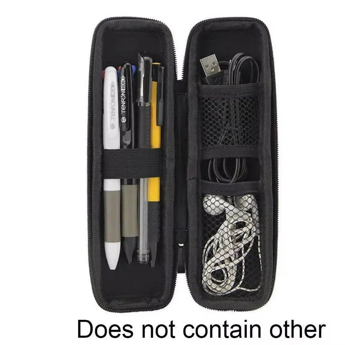 Portable Multi Functional Zipper Stationery Case Travel Office Organizer Pouch