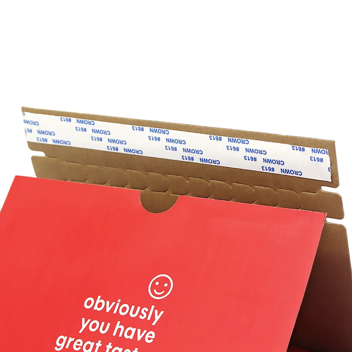 10PCS Corrugated Cardboard Boxes Zipper Closure Sturdy For Shipping Packaging - Red