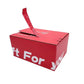 10PCS Corrugated Cardboard Boxes Zipper Closure Sturdy For Shipping Packaging - Red