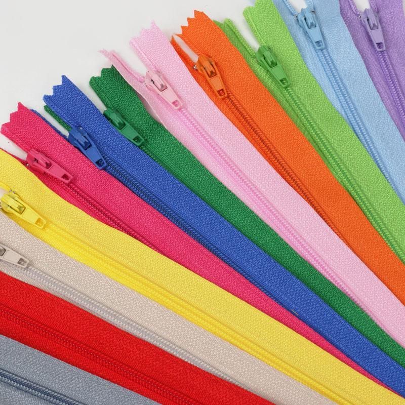 20PCS Closed End Nylon Zippers Tailor Sewer DIY Craft Sewing 20cm - Mixed Colour