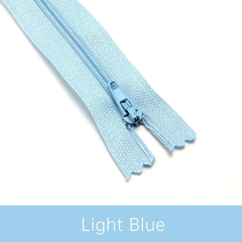 20PCS Closed End Nylon Zippers Tailor Sewer DIY Craft Sewing 20cm - Mixed Colour