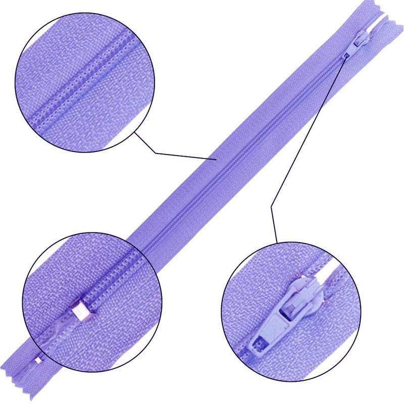 20PCS Closed End Nylon Zippers Tailor Sewer DIY Craft Sewing 20cm - Mixed Colour