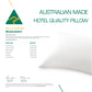 Luxor Hotel Quality Pillows Australian Made Standard Size Twin Pack