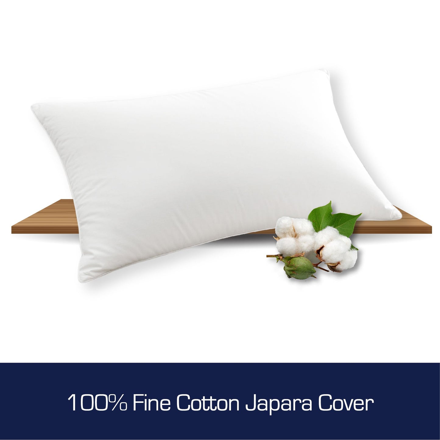 Luxor Hotel Quality Pillows Australian Made Standard Size Four Pack