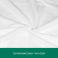 Woolcomfort Cotton Terry Fully Fitted Waterproof Mattress Protector Queen Size