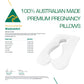 Woolcomfort Aus Made Maternity Pregnancy Nursing Sleeping Body Pillow Pillowcase Included Purple