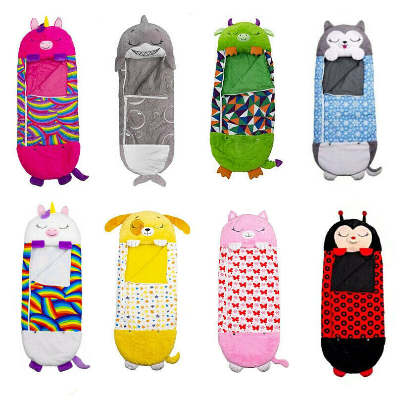 2022 Sleeping Bag Happy Nappers Kids Children Blanket Winter warm Xmas Gift