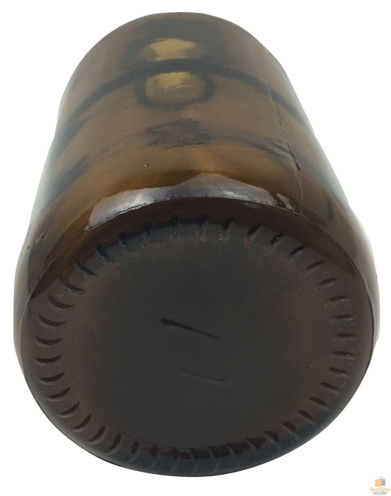 Brown Glass Bottle 600ml for Plinking Shooting Target Practice without Lids/Caps - 24x