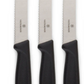 3x Victorinox Standard Wavy Edge Steak and Tomato Knife - Black