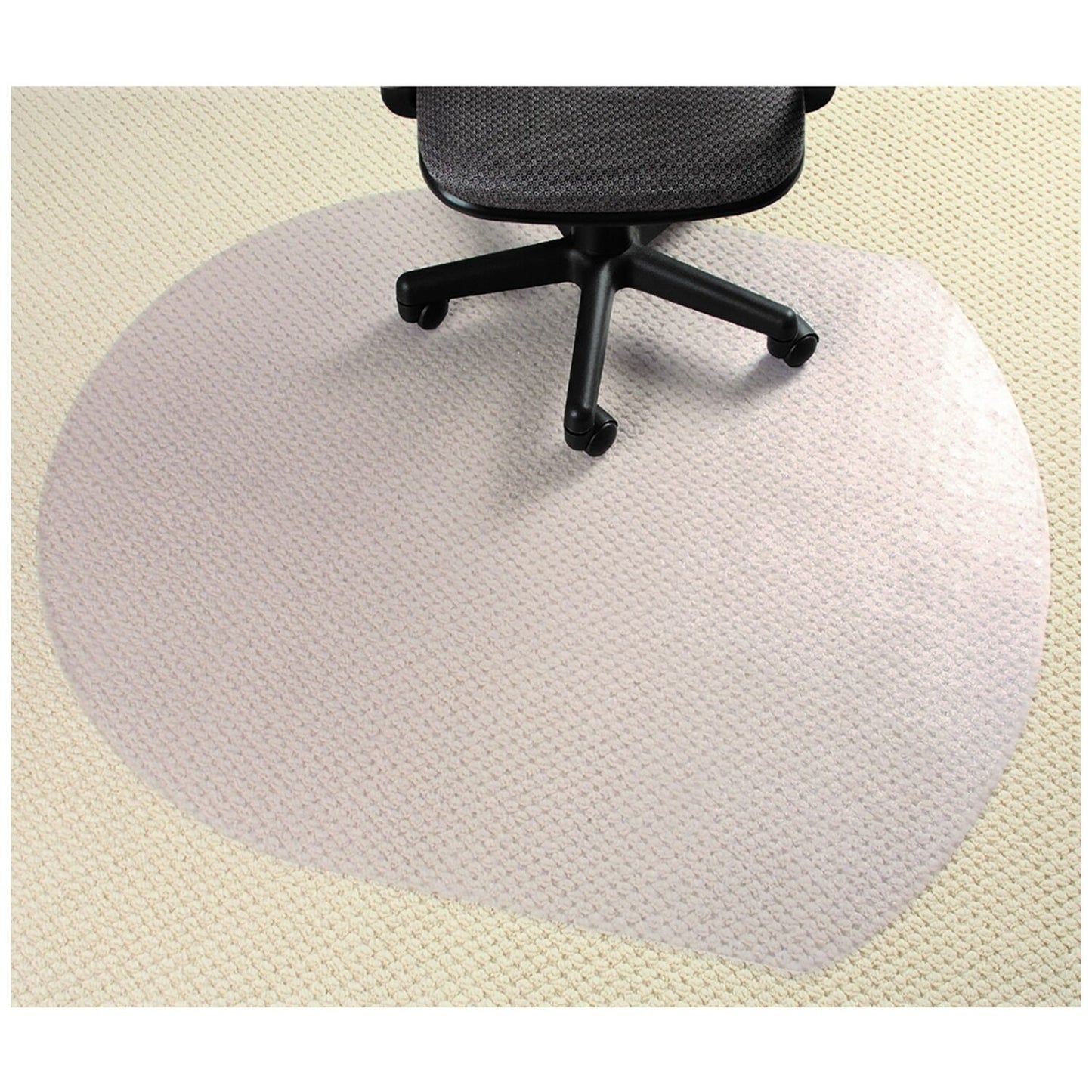 Office Chair Mat Carpet Protector PVC Marbig - 124cm (L) x 99cm (W)