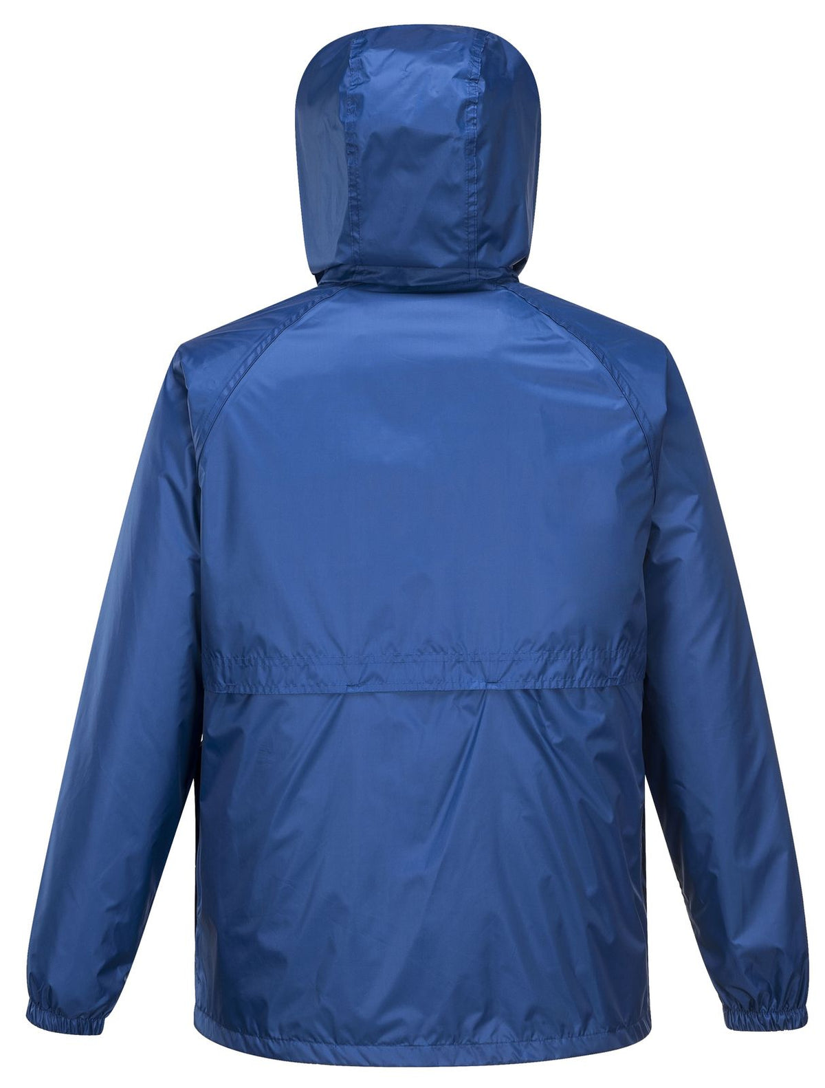 HUSKI STRATUS RAIN JACKET Waterproof Workwear Concealed Hood Windproof Packable - Cobalt