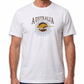 Adult Australia Kangaroo T Shirt Australia Day Souvenir Tee Top 100% Cotton - White