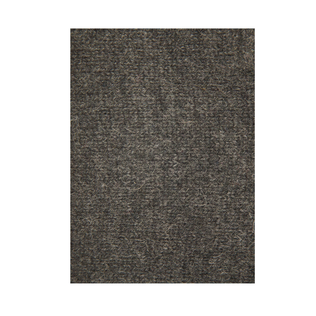 100% SHETLAND RAGG WOOL Half Zip Up Knit JUMPER Pullover Mens Sweater Knitted - Charcoal