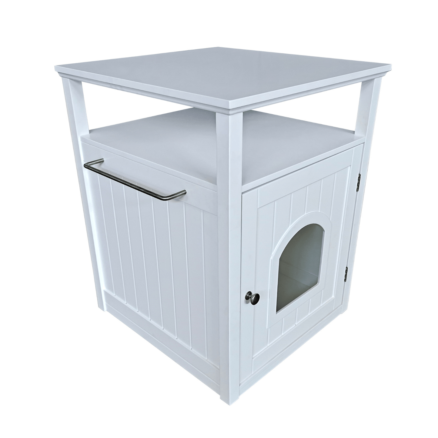 Jasper 2 Cat Litter Cabinet - White