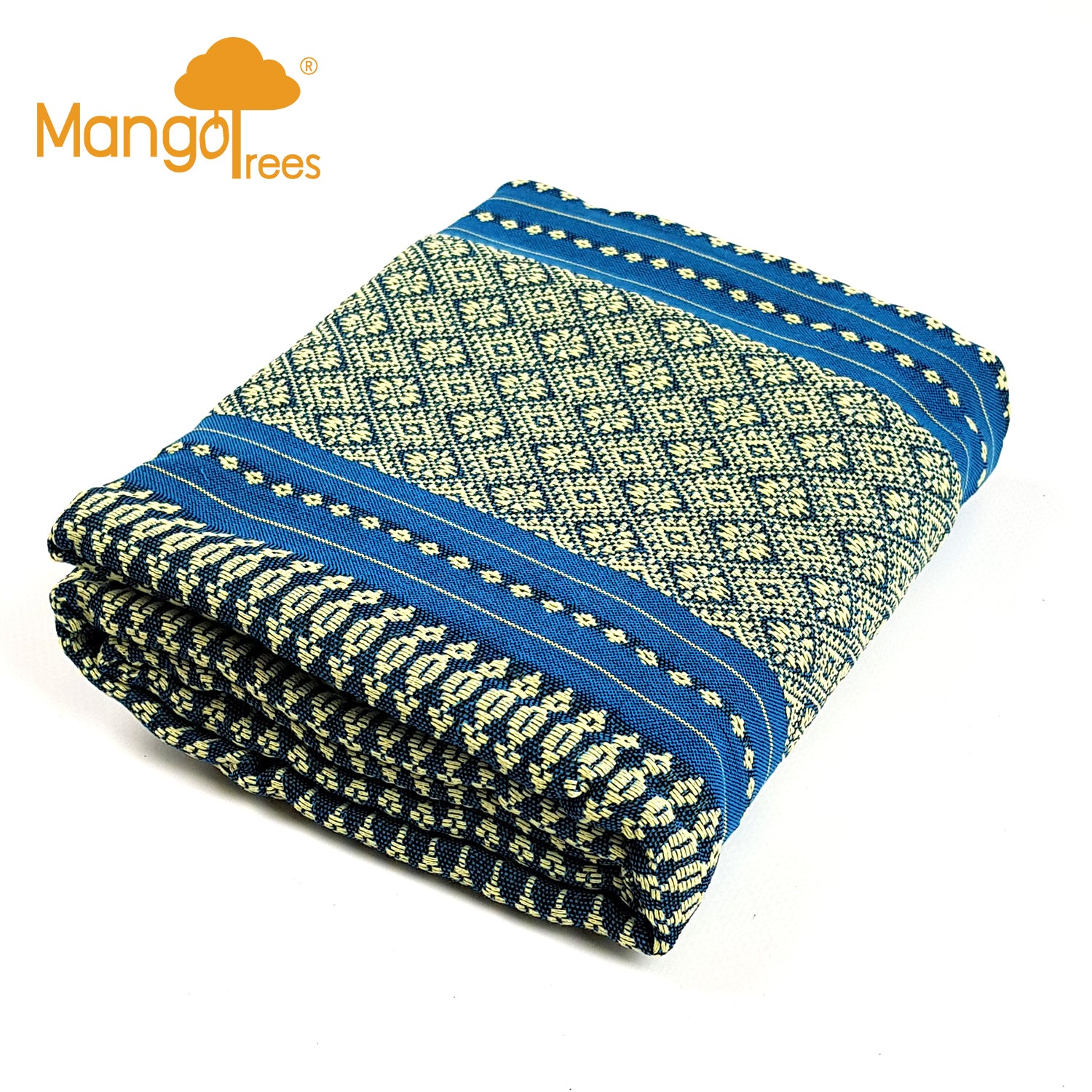 Protector Cover For [Large] Thai Triangle Mattress Blue