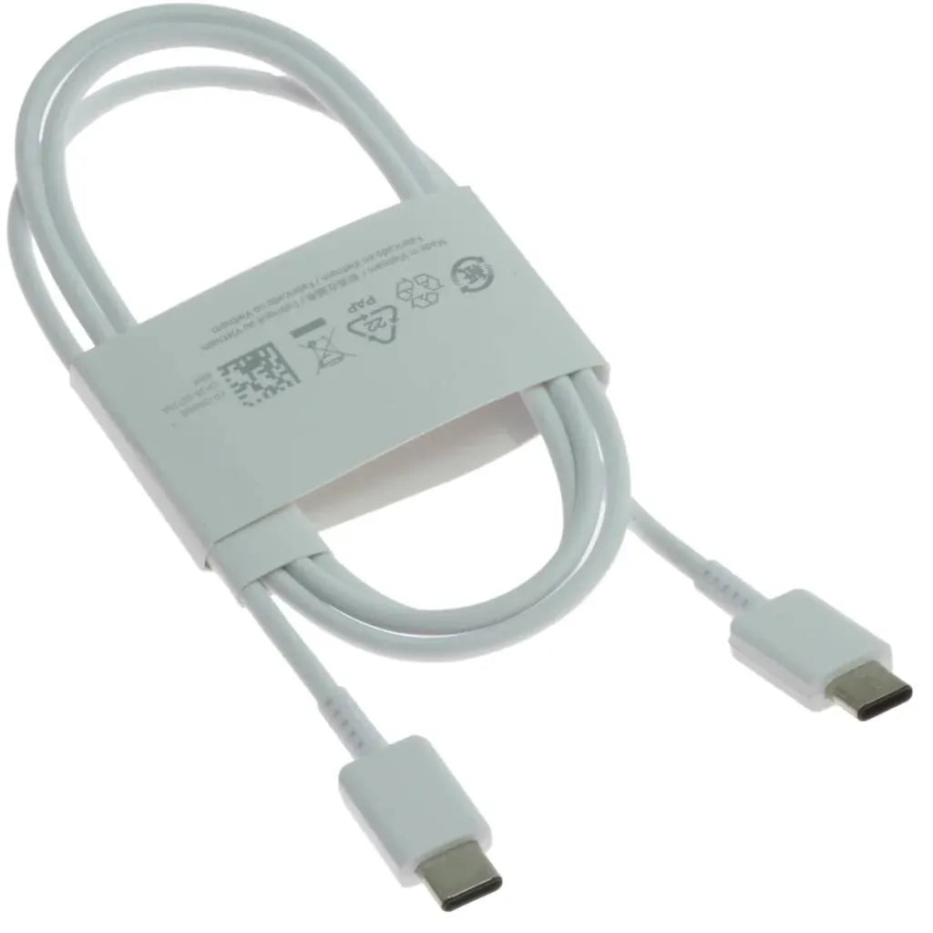 Samsung Galaxy USB-C to USB-C Charging + Data Cable - White (All USB-C Phones)