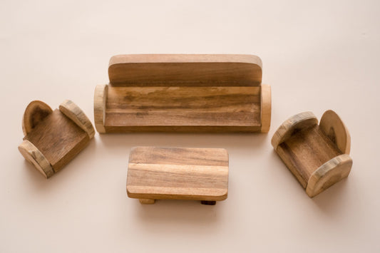 Doll Sofa Set for Dollhouses