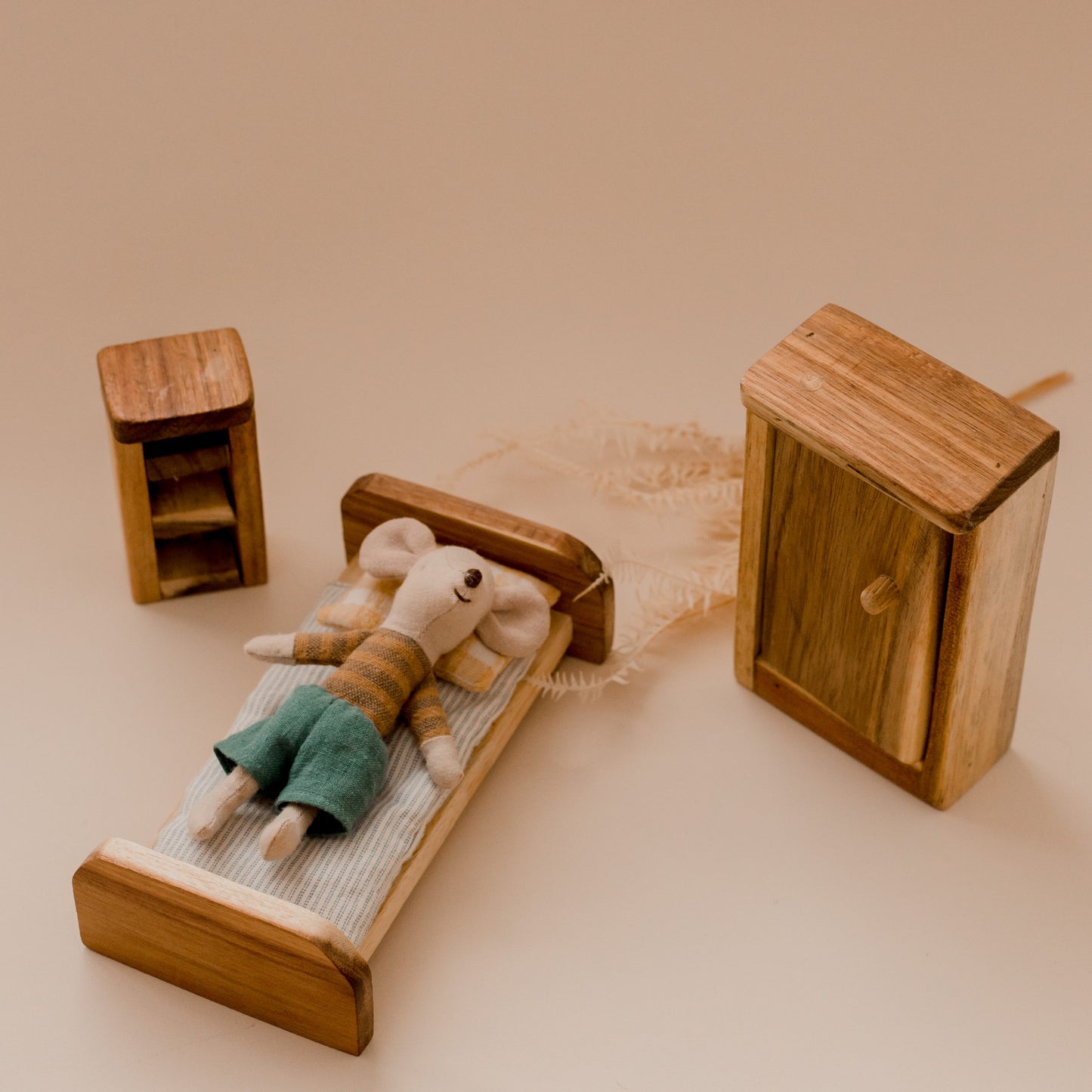 Doll Bedroom Furniture Set for Dollhouses