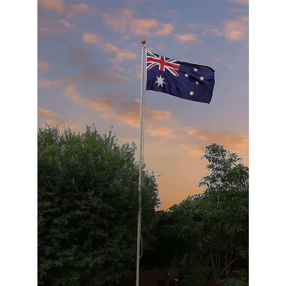 Flag Pole Full Set 6.0M Kit with Australian Flag
