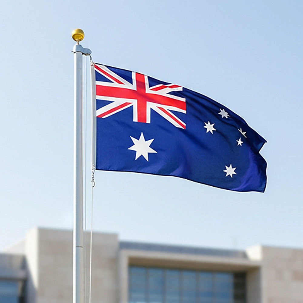 Flag Pole Full Set 6.0M Kit with Australian Flag