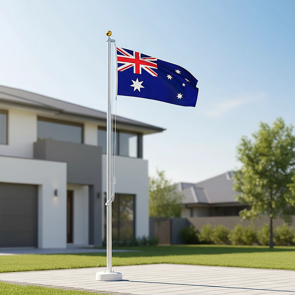 Flag Pole Full Set 6.0M Kit with Australian Flag