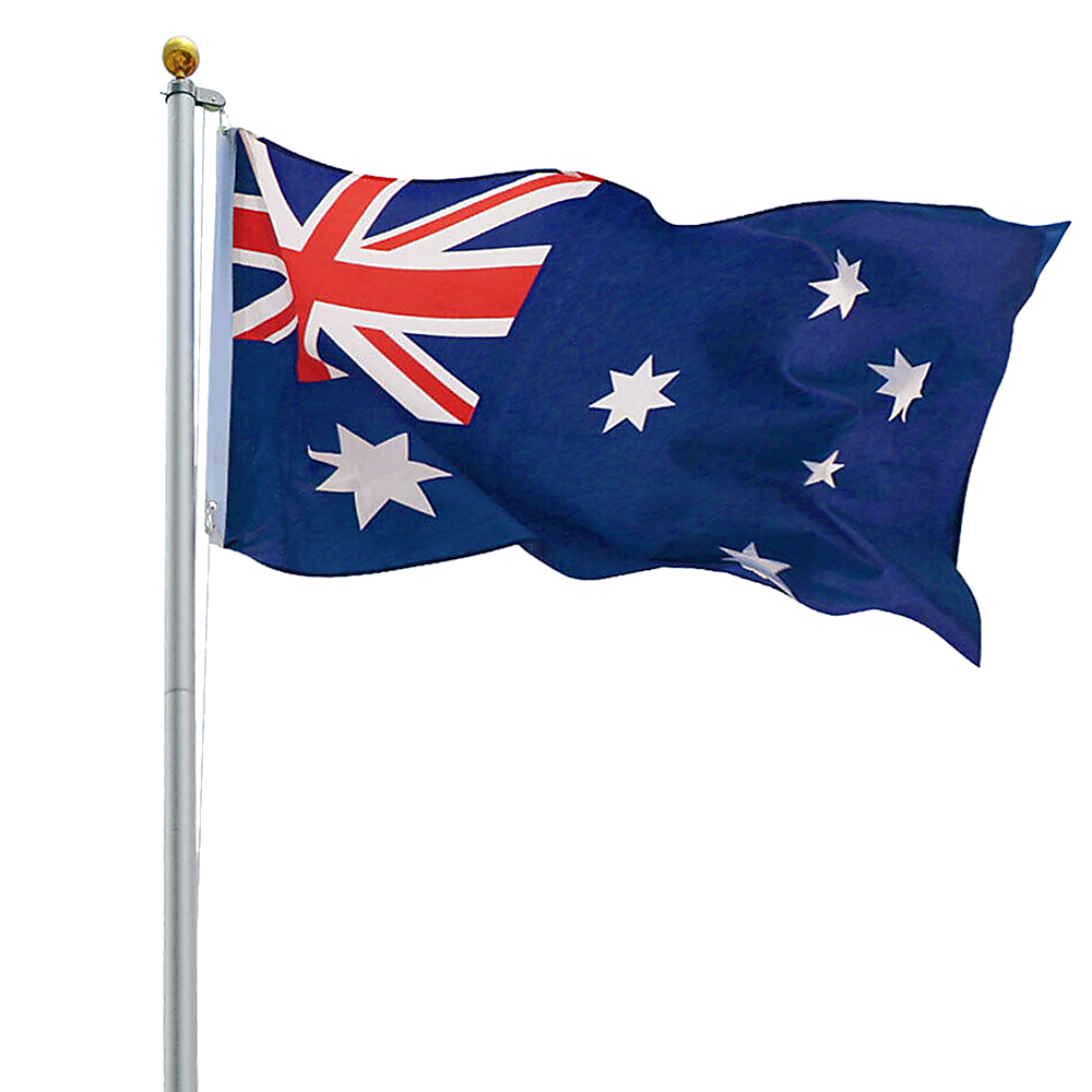 Flag Pole Full Set 6.0M Kit with Australian Flag