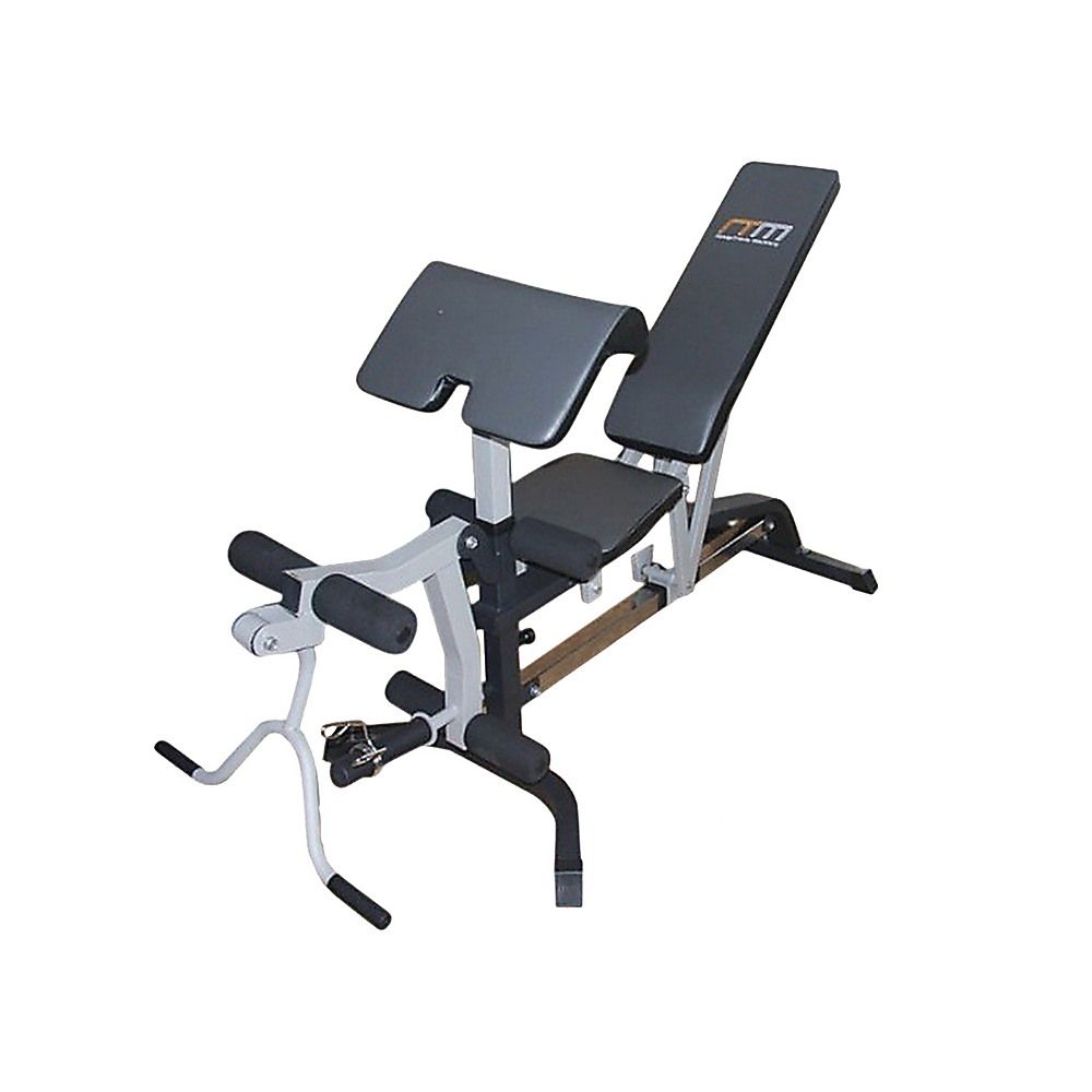 FID Flat Incline Decline Bench Press with Leg Extension