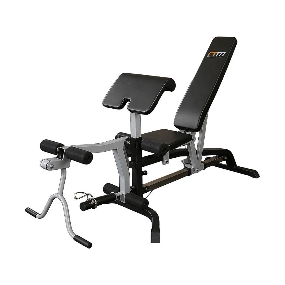 FID Flat Incline Decline Bench Press with Leg Extension