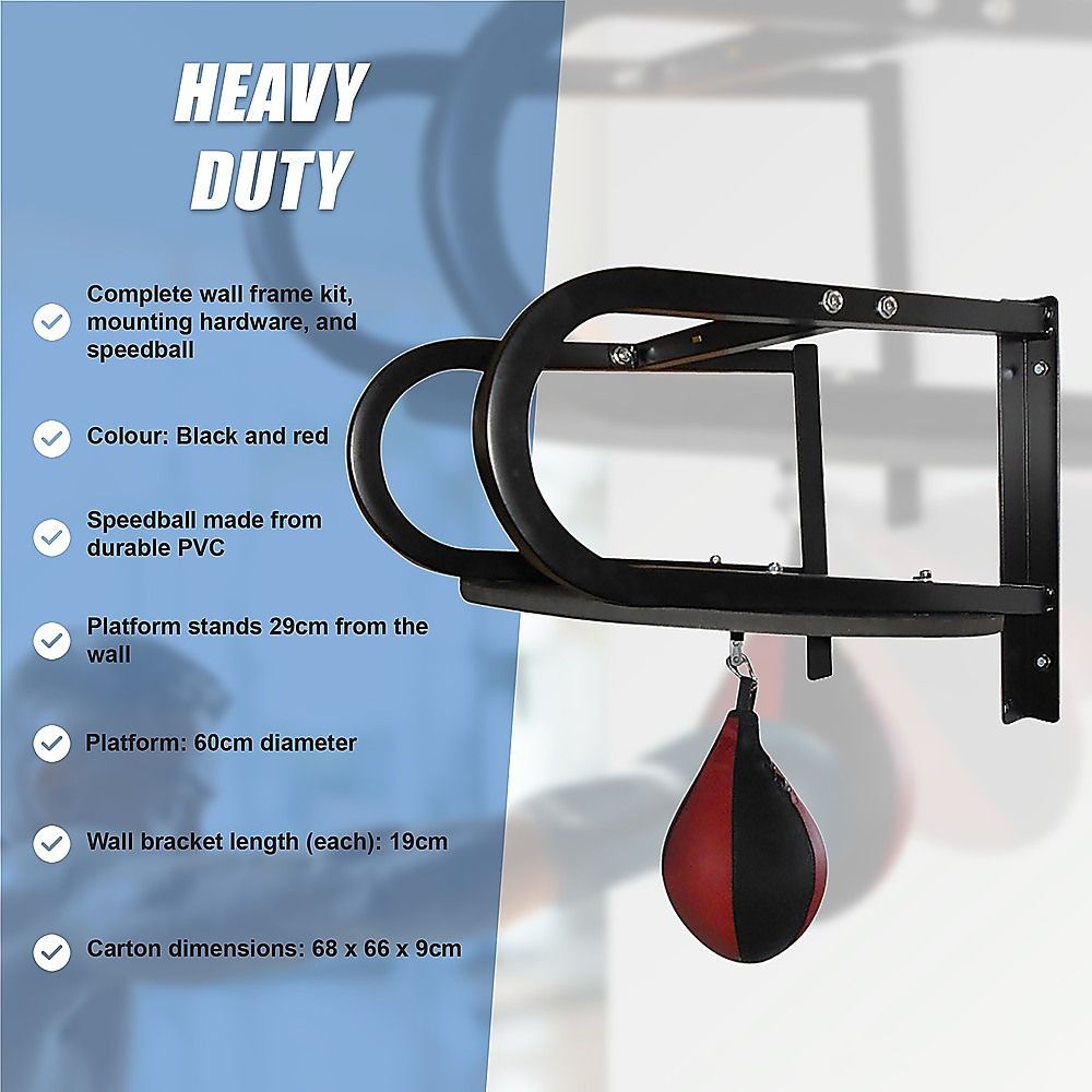 Speedball Boxing Punching Bag with Wall Frame