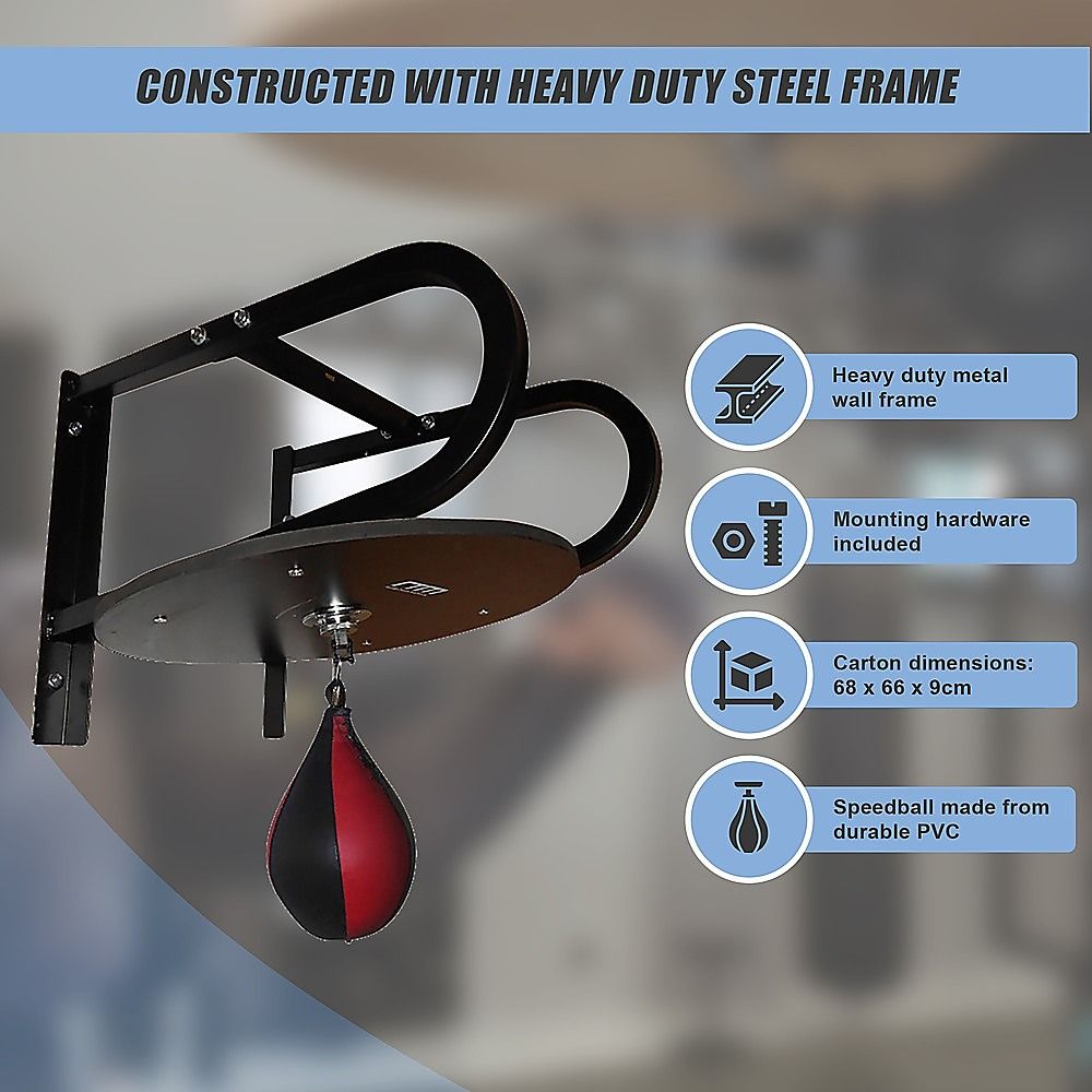Speedball Boxing Punching Bag with Wall Frame
