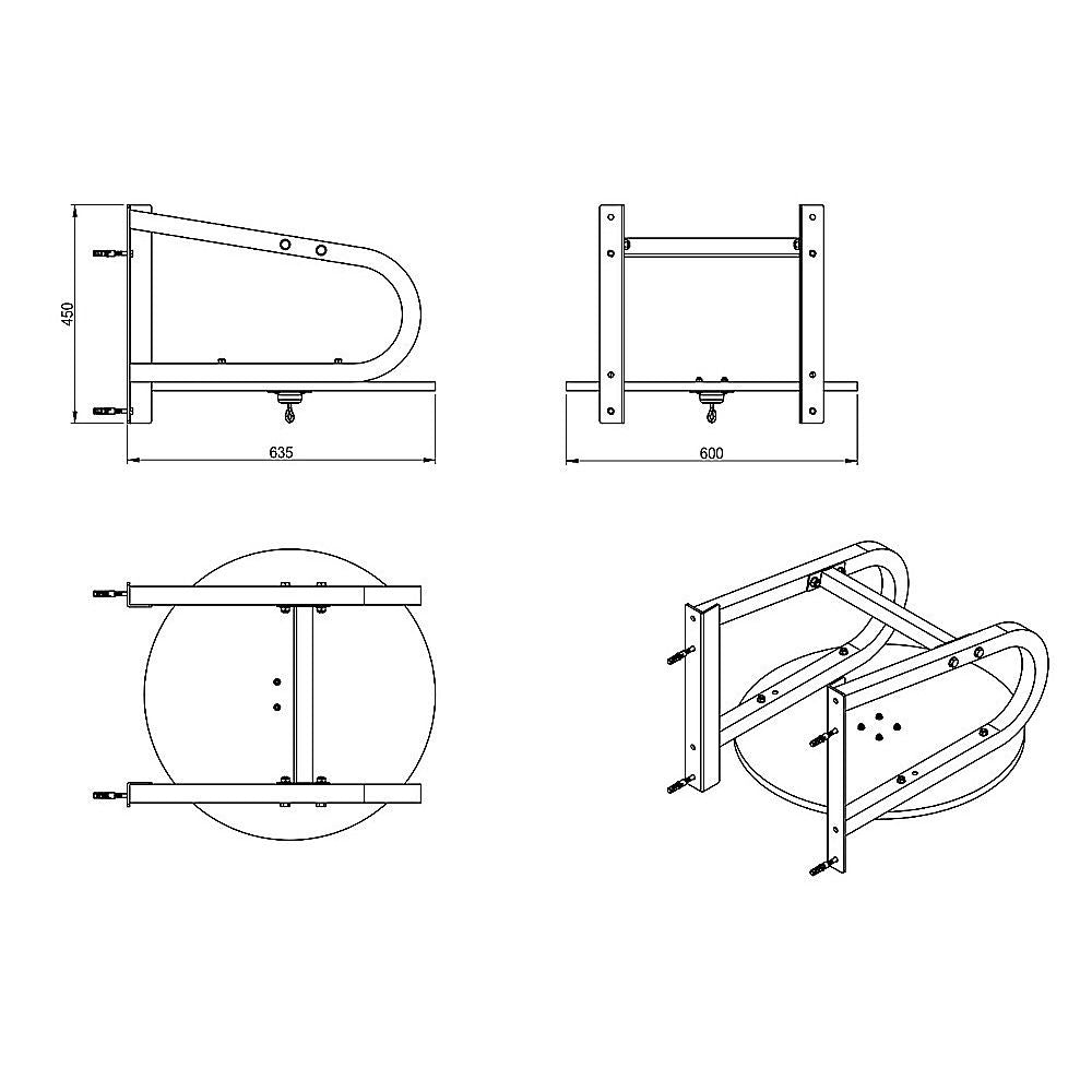 Speedball Boxing Punching Bag with Wall Frame
